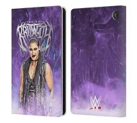 Head Case Designs Officially Licensed WWE This Is My Brutality Rhea Ripley Leather Wallet Case Compatible With Amazon Fire 7 2022