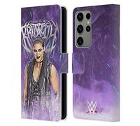 Head Case Designs Officially Licensed WWE This Is My Brutality Rhea Ripley Leather Wallet Case Compatible With Samsung Galaxy S23 Ultra 5G