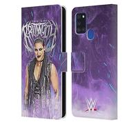 Head Case Designs Officially Licensed WWE This Is My Brutality Rhea Ripley Leather Wallet Case Compatible With Samsung Galaxy A21s (2020)