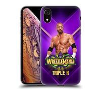 Head Case Designs Officially Licensed WWE Triple H Wrestlemania 34 Superstars Gel Case [Military Grade Protection] Compatible With Apple iPhone XR