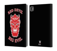 Head Case Designs Officially Licensed WWE Undertaker Red Devil Big Evil Superstars 8 Leather Wallet Case Compatible With Apple iPad Pro 11 M4/M5 2024/2025