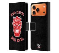Head Case Designs Officially Licensed WWE Undertaker Red Devil Big Evil Superstars 8 Leather Wallet Case Compatible With Apple iPhone 17 Pro Max