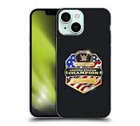 Head Case Designs Officially Licensed WWE United States Champion Title Belts Gel Case [Military Grade Protection] Compatible with Apple iPhone 13 Mini and Compatible with MagSafe