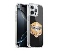 Head Case Designs Officially Licensed WWE United States Championship Title Belts Gel Case [Military Grade Protection] Compatible with Apple iPhone 16 Pro Max and Compatible with MagSafe