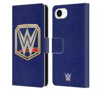 Head Case Designs Officially Licensed WWE Universal Championship Title Belts Leather Wallet Case Compatible With Apple iPhone 16e