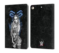 Head Case Designs Officially Licensed WWE Watch Me Liv Liv Morgan Leather Wallet Case Compatible With Apple iPad 9.7 2017 / iPad 9.7 2018