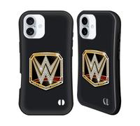 Head Case Designs Officially Licensed WWE World Heavyweight Champion Title Belts Hybrid Case Compatible With Apple iPhone 16 Plus