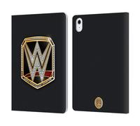 Head Case Designs Officially Licensed WWE World Heavyweight Champion Title Belts Leather Wallet Case Compatible With Apple iPad Air 11 2020/2022/2024/2025