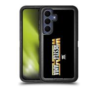 Head Case Designs Officially Licensed WWE Wrestlemania TV Program Logo Ultra-Armoured Shockproof Case [Military Grade Protection] Compatible With Samsung Galaxy S25 FE