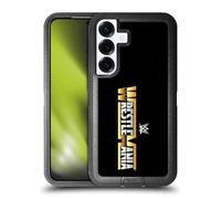 Head Case Designs Officially Licensed WWE Wrestlemania TV Program Logo Ultra-Armoured Shockproof Case [Military Grade Protection] Compatible With Samsung Galaxy S25+