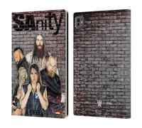 Head Case Designs Officially Licensed WWE Young, Cross, Wolfe, and Dain Sanity Leather Wallet Case Compatible With Apple iPad Pro 11 M4 2024
