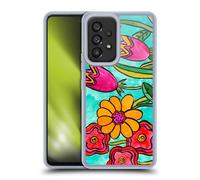 Head Case Designs Officially Licensed Wyanne Funky Flowers Nature Gel Case [Military Grade Protection] Compatible With Samsung Galaxy A53 5G (2022)
