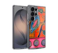 Head Case Designs Officially Licensed Wyanne Funky Little Bird Birds Gel Case [Military Grade Protection] Compatible with Samsung Galaxy S26 Ultra and Compatible with MagSafe