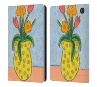 Head Case Designs Officially Licensed Wyanne Little Vase Of Flowers Nature Leather Wallet Case Compatible With Amazon Fire 7 2022