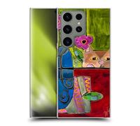 Head Case Designs Officially Licensed Wyanne Peek A Boo Kitty Cat Hard Back Case Compatible With Samsung Galaxy S24 Ultra 5G