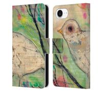 Head Case Designs Officially Licensed Wyanne Serenity Birds Leather Wallet Case Compatible With Apple iPhone 16e