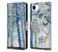 Head Case Designs Officially Licensed Wyanne Stillness Nature 2 Leather Wallet Case Compatible With Apple iPhone 16e