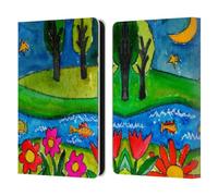 Head Case Designs Officially Licensed Wyanne Summer Lake At Midnight Nature 2 Leather Wallet Case Compatible With Amazon Kindle 11th Gen 6in 2022