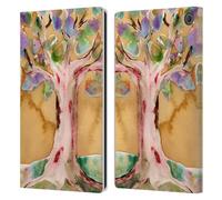 Head Case Designs Officially Licensed Wyanne Tree Of Life Nature 2 Leather Wallet Case Compatible With Amazon Fire Max 11 2023