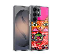 Head Case Designs Officially Licensed Wyanne Uninvited Guest For Tea Cat Gel Case [Military Grade Protection] Compatible with Samsung Galaxy S26 Ultra and Compatible with MagSafe
