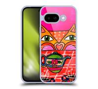 Head Case Designs Officially Licensed Wyanne Uninvited Guest For Tea Cat Gel Case [Military Grade Protection] Compatible With Google Pixel 9A