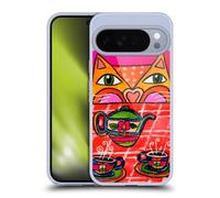 Head Case Designs Officially Licensed Wyanne Uninvited Guest For Tea Cat Gel Case [Military Grade Protection] Compatible with Google Pixel 10 Pro XL and Compatible with MagSafe