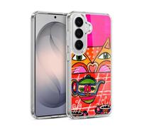 Head Case Designs Officially Licensed Wyanne Uninvited Guest For Tea Cat Gel Case [Military Grade Protection] Compatible with Samsung Galaxy S26 and Compatible with MagSafe