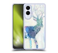 Head Case Designs Officially Licensed Wyanne Watercolour Blue Deer Nature Portraits II Gel Case [Military Grade Protection] Compatible With Samsung Galaxy S25 Edge