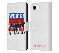 Head Case Designs Officially Licensed Yungblud Weird! Graphics Leather Wallet Case Compatible With Apple iPhone 16e