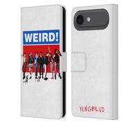 Head Case Designs Officially Licensed Yungblud Weird! Graphics Leather Wallet Case Compatible With Apple iPhone 17 Air