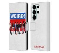 Head Case Designs Officially Licensed Yungblud Weird! Graphics Leather Wallet Case Compatible With Samsung Galaxy S26 Ultra