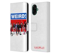 Head Case Designs Officially Licensed Yungblud Weird! Graphics Leather Wallet Case Compatible With Samsung Galaxy A07