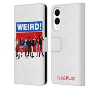 Head Case Designs Officially Licensed Yungblud Weird! Graphics Leather Wallet Case Compatible With Samsung Galaxy S25 Edge
