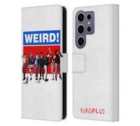 Head Case Designs Officially Licensed Yungblud Weird! Graphics Leather Wallet Case Compatible with Samsung Galaxy S25 Ultra