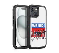 Head Case Designs Officially Licensed Yungblud Weird! Graphics Ultra-Armoured Shockproof Case [Military Grade Protection] Compatible With Apple iPhone 15