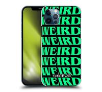 Head Case Designs Officially Licensed Yungblud Weird! Text Graphics Hard Back Case Compatible With Apple iPhone 12 / iPhone 12 Pro