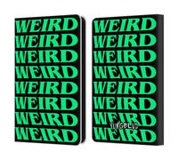 Head Case Designs Officially Licensed Yungblud Weird! Text Graphics Leather Wallet Case Compatible With Amazon Kindle 11th Gen (2024)