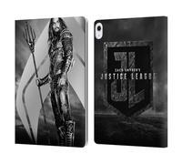 Head Case Designs Officially Licensed Zack Snyder's Justice League Aquaman Snyder Cut Character Art Leather Wallet Case Compatible With Apple iPad Air 13 2024/2025
