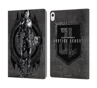 Head Case Designs Officially Licensed Zack Snyder's Justice League Cyborg Snyder Cut Vector Art Leather Wallet Case Compatible With Apple iPad Air 13 2024/2025