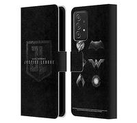 Head Case Designs Officially Licensed Zack Snyder's Justice League Logo Snyder Cut Character Art Leather Wallet Case Compatible With Samsung Galaxy A53 5G (2022)