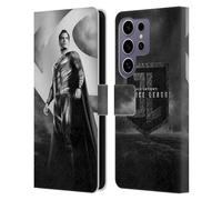 Head Case Designs Officially Licensed Zack Snyder's Justice League Superman Snyder Cut Character Art Leather Wallet Case Compatible With Samsung Galaxy S25 Ultra