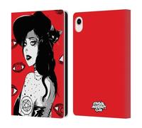 Head Case Designs Officially Licensed Zombie Makeout Club Black Makeup Graphics Leather Wallet Case Compatible With Apple iPad mini (2021/2024)