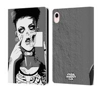 Head Case Designs Officially Licensed Zombie Makeout Club Dark Makeup Graphics Leather Wallet Case Compatible With Apple iPad mini (2021/2024)