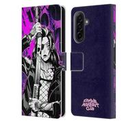 Head Case Designs Officially Licensed Zombie Makeout Club Death Cyber Graphics Leather Wallet Case Compatible With Samsung Galaxy A17 4G / 5G