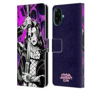 Head Case Designs Officially Licensed Zombie Makeout Club Death Cyber Graphics Leather Wallet Case Compatible With Samsung Galaxy A07