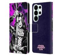 Head Case Designs Officially Licensed Zombie Makeout Club Death Cyber Graphics Leather Wallet Case Compatible With Samsung Galaxy S26 Ultra