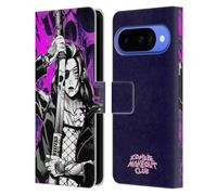 Head Case Designs Officially Licensed Zombie Makeout Club Death Cyber Graphics Leather Wallet Case Compatible With Google Pixel 10