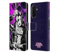 Head Case Designs Officially Licensed Zombie Makeout Club Death Cyber Graphics Leather Wallet Case Compatible With Samsung Galaxy A36 5G