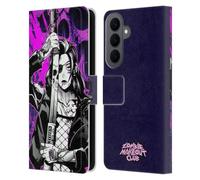 Head Case Designs Officially Licensed Zombie Makeout Club Death Cyber Graphics Leather Wallet Case Compatible With Samsung Galaxy S26 Plus
