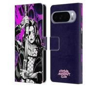 Head Case Designs Officially Licensed Zombie Makeout Club Death Cyber Graphics Leather Wallet Case Compatible With Google Pixel 10 Pro XL